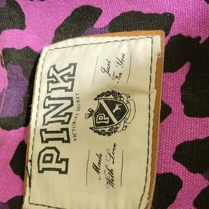 Pink tote bag